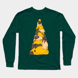 Christmas Tree Pugs Long Sleeve T-Shirt